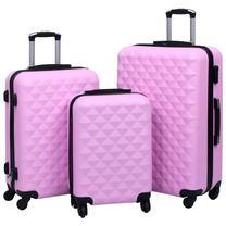 Комплект чемоданов VLX, розовый цв., 48 x 28 x 76 см