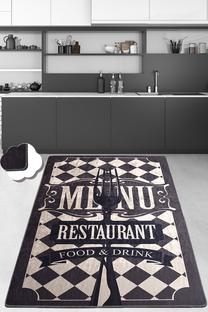 Ковер Conceptum Hypnose Food And Drink, черный цв., 290 см x 200 см