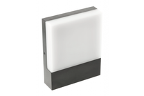 Sieninis lauko šviestuvas GTV Saro LD-SARO9WB-10, 9W, LED, IP54, juoda sp., 4.5 cm x 20 cm
