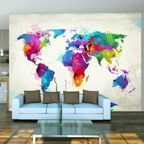 Fototapete Artgeist The Map Of Happiness, 193 cm x 245 cm