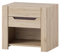 Naktinis staliukas Szynaka Meble Desjo 52, ruda sp., 51 cm x 42 cm x 57 cm
