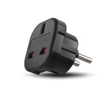 Adapteris Forever Travel Adapter EU UK, Europlug/UK Plug, juoda sp.