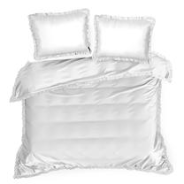 Gultas veļas komplekts D91 Ruffles, balta krās., 70 x 80 cm, 160 x 200 cm, 3 d.
