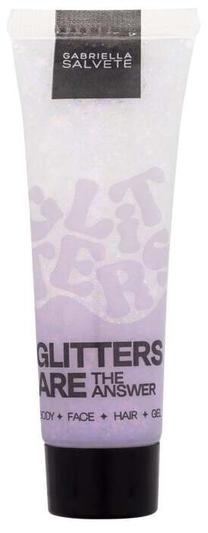 Veido blizgučiai, kūnui ir plaukams Gabriella Salvete Glitters Are The Answer, 30 ml, aukso sp./violetinė sp.