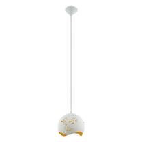 Valgusti rippuv Eglo Laurina 97392, E27, 1 x 60 W, valge v./kollane v. / valge v.