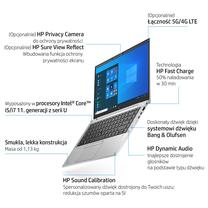 Nešiojamas kompiuteris HP EliteBook 840 Aero G8 401P7EA, Intel® Core™ i5-1135G7, 16 GB, 512 GB, 14 ", Intel HD, sidabro sp., EN, Windows