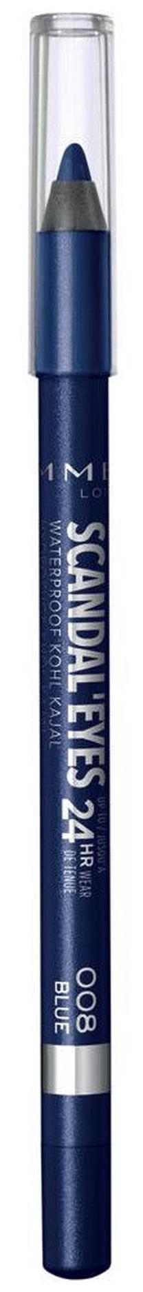 Acu zīmulis Rimmel London, 1.3 g, zila krās. 08