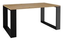 Kavos staliukas Modern, ąžuolo sp./juoda sp., 90 cm x 58 cm x 50 cm
