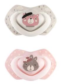Соска Canpol Babies Bonjour Paris 22/648, 6+ мес., розовый цв.