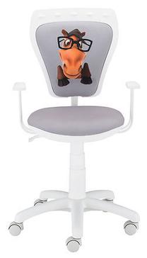 Vaikiška darbo kėdė Ministyle Horse, 55 x 34 x 79 cm, balta