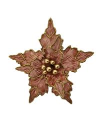 Mākslīgie ziedi, poinsettia Christmas Touch, rozā krās., 20 cm