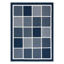 Ковер комнатные Hakano Wink Squares, синий цв., 170 см x 120 см