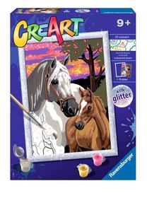 Glezna pēc numuriem Ravensburger CreArt 20052, daudzkrāsaina