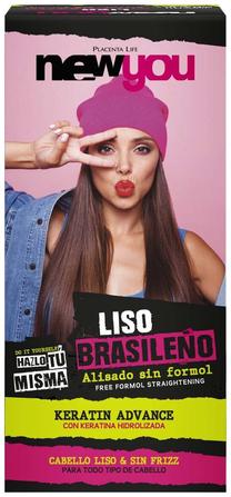 Набор средств по уходу за волосами Placenta Life New You Brazilian Straightening, 190 мл