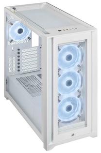 Kompiuterio korpusas Corsair iCUE 5000X RGB QL TG Mid Tower, balta sp.