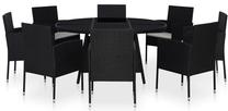 Lauko baldų komplektas VLX 9 Piece Outdoor Dining Set