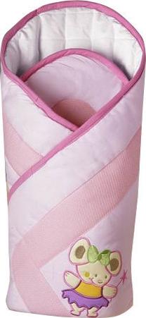 Plonas miegmaišis kūdikiui Feretti Layette Multifunctional Juliet Pink, rožinė sp., 85 cm x 85 cm