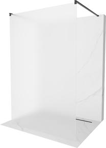 Dušo sienelė Mexen Kioto Walk-In, 110 cm x 200 cm, juoda sp./grūdintas