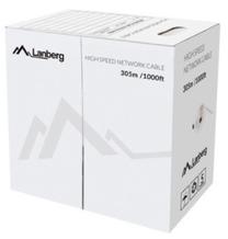 Кабель Lanberg LCU5-12CU-0305-O RJ-45, RJ-45, 305 м, oранжевый цв.