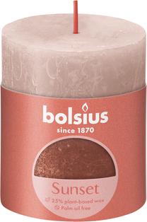 Žvakė, cilindrinė Bolsius, 35 h, Įvairių spalvų
