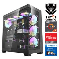 Стационарный компьютер Intop RM90854 AMD Ryzen 5 7600X, DDR5 64 GB, SSD+HDD 1 TB 2 TB, AMD Radeon RX 9060 XT 16 GB GDDR6, Windows 11 Pro