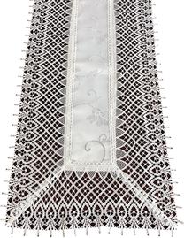Galda celiņš taisnstūrveida G09-03, balta krās., 50 x 100 cm