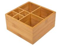 Virtuvės organizavimo įrankis Tao, 15.3 cm x 15.3 cm x 7.7 cm, bambukas, ruda sp.