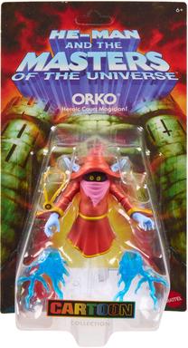 Žaislinė figūrėlė, su priedais Mattel Masters Of The Universe Cartoon Orko, 14 cm, mėlyna sp./raudona sp.