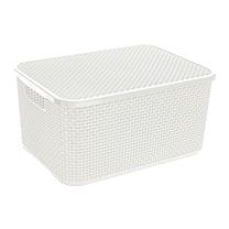 Groziņš, paredzēts uzglabāšanai Branq Rattan, 10 l, bēša krās., 28.8 x 19.7 x 16.2 cm