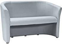 Sofa TM 2, pilka sp., 126 x 60 cm x 76 cm