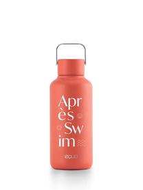 Ūdens pudele EQUA TIMELESS APRÈS SWIM, balta krās./oranža krās., nerūsējošais tērauds/silikons, 0.6 l