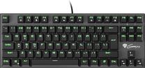 Vadu spēļu tastatūra Natec Thor 300 THOR 300 TKL Outemu Blue, EN, melna krās.