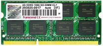 Operatyvioji atmintis (RAM) Transcend, DDR3 (SO-DIMM), 4 GB, 1066 MHz