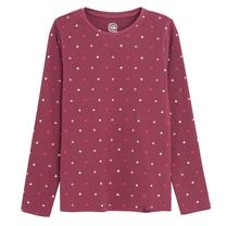 Krekls ar garām piedurknēm, klasisks, meitenēm Cool Club CCG2722068, bordo krās., 152 cm
