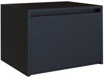 Naktinis staliukas K1 Karo, juoda sp., 34 cm x 38 cm x 45 cm