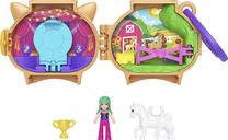 Figūrėlių rinkinys, su priedais Mattel Polly Pocket Pet Connects Pony, ruda sp.