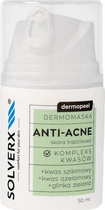 Маска для лица Solverx Dermopeel Anti-Acne with Acid complex, 50 мл