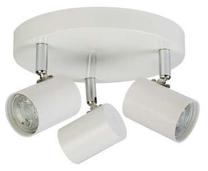 Valgusti lagi Searchlight Rollo 3Lt, LED, 3000 °K, 3 x 11.5 W, valge v. / valge v.