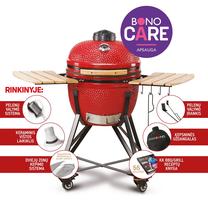 Grill Kamado Bono Media, punane v., 52 cm