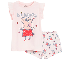 Pidžama, neformāls pavasaris/vasara, meitenēm Cool Club Peppa Pig LUG2811829-00, gaiši rozā krās., 92 cm