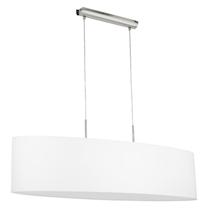 Šviestuvas kabinamas Eglo Pasteri 31584, E27, 2 x 60 W, balta sp. / nikelio sp.