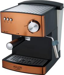 Espreso kavos aparatai Adler AD 4404, ruda sp./juoda sp., 850 W Prekė su pažeista pakuote.