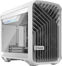Kompiuterio korpusas Fractal Design Torrent Nano RGB TG Light Tint, balta sp.