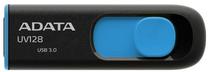USB zibatmiņa Adata UV128 AUV128-16G-RBE, zila krās./melna krās., 128 GB