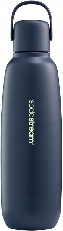 Sporta pudeles un šeikeri SodaStream Fizz & GO, zila krās., nerūsējošais tērauds, 0.9 l