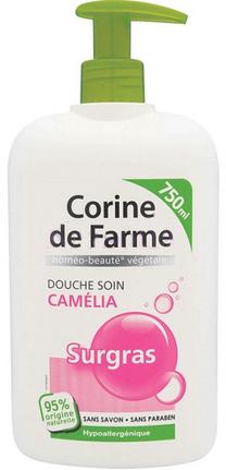 Kūno prausimosi želė Corine de Farme, 750 ml