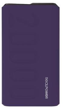 Lādētājs-akumulators (Power bank) Realpower, 20000 mAh, 18 W, violeta krās.