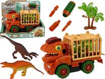 Игрушечный автомобильный набор с динозаврами Lean Toys Dinosaur Truck 10421, многоцветный