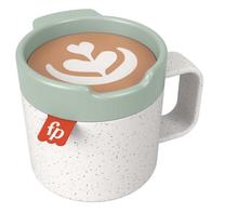 Barškutis Mattel Fisher Price Rattle A-Latte Coffee Cup, balta sp./žalia sp.