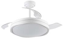 Laeventilaator koos lambiga CristalRecord Oku 85-114-42-100, 72 W, 1 tk, valge v.